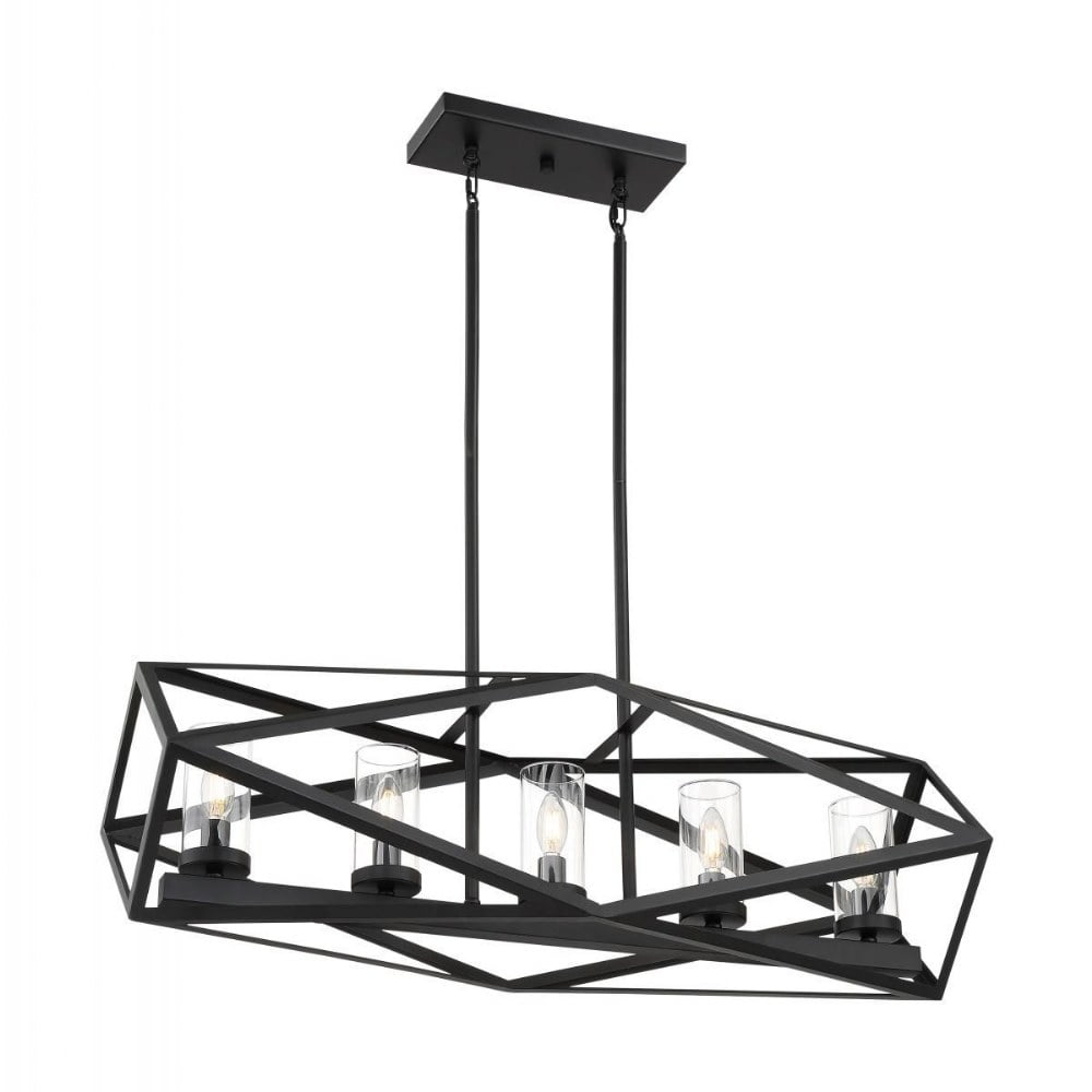 Nuvo Lighting - Zemi-5 Light Island in Traditional Style-11 Inches Wide by 11