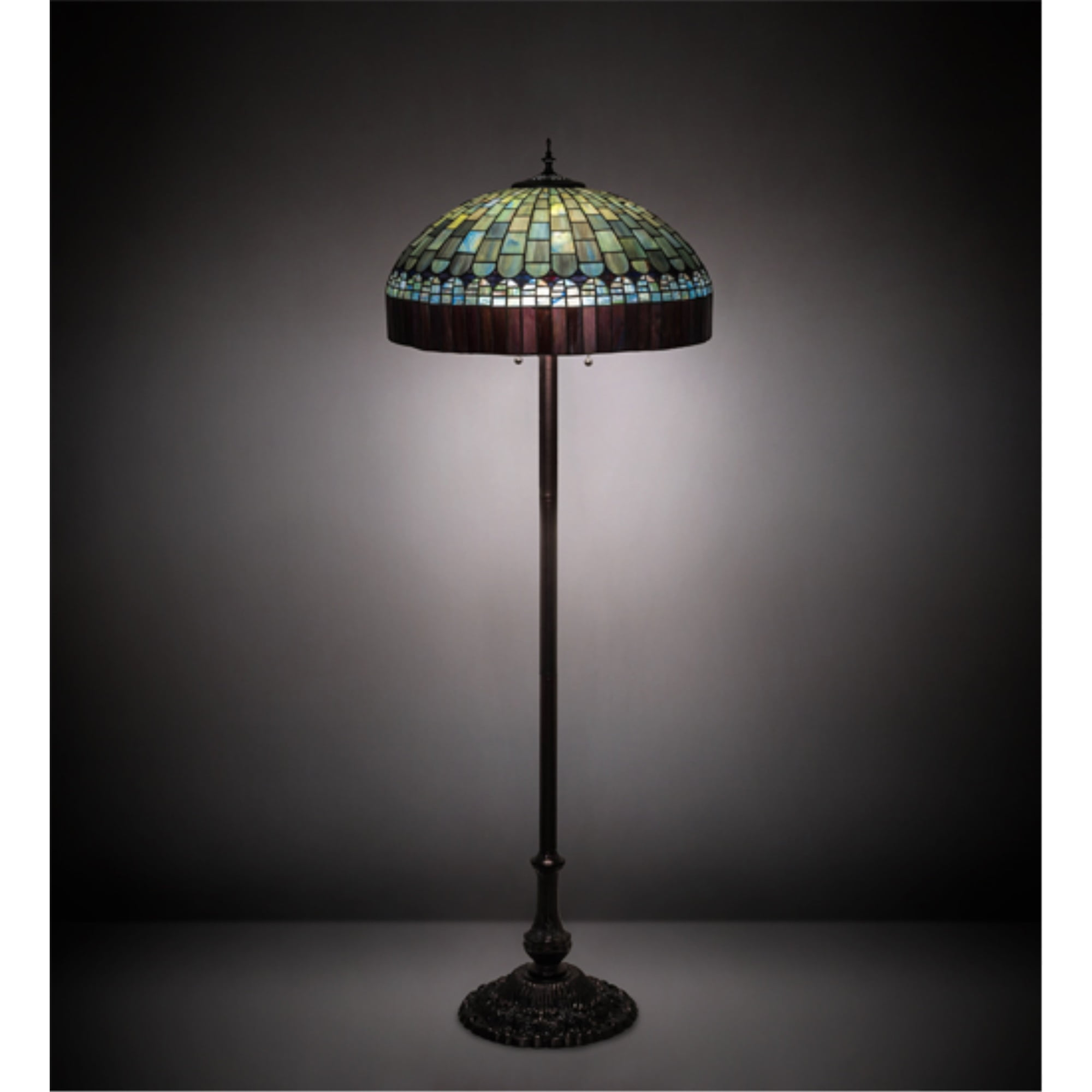 Meyda Lighting 62" High Tiffany Candice Floor Lamp