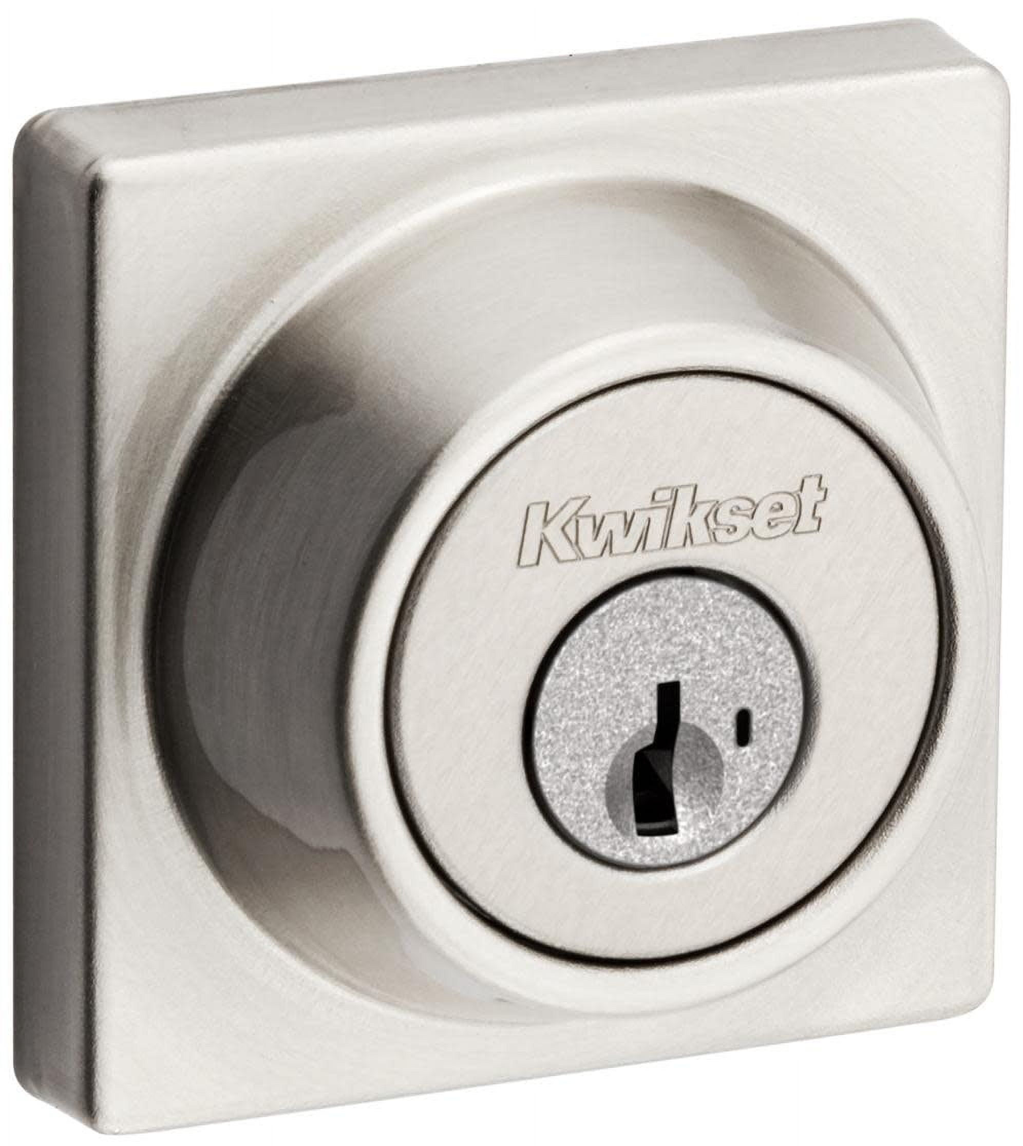 660 SQT 15 SMT RCAL RCS K3 Contemporary 1-Cyl Deadbolt - Satin Nickel