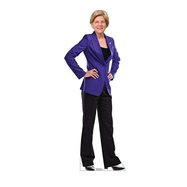 69 x 26 in. Senator Elizabeth Warren Cardboard Cutout