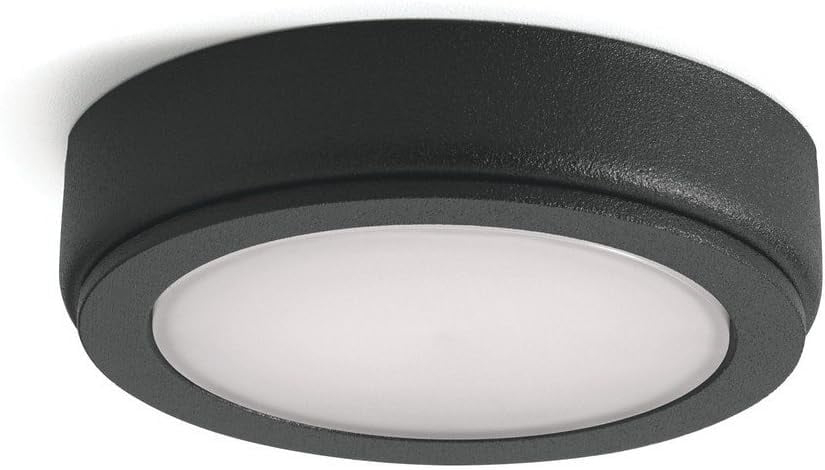 6D24V30BKT Contemporary Modern 6D Series 24V LED Disc Finish, Textured Black