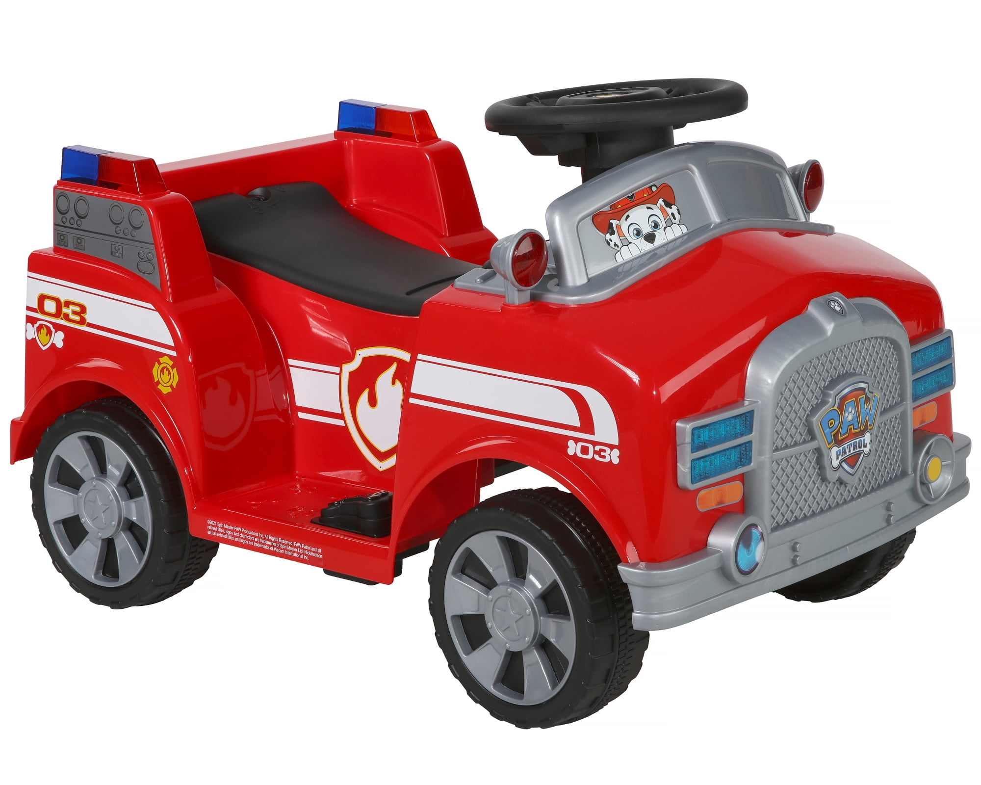 6V Paw Patrol Marshall Quad, Battery Powered Ride-on