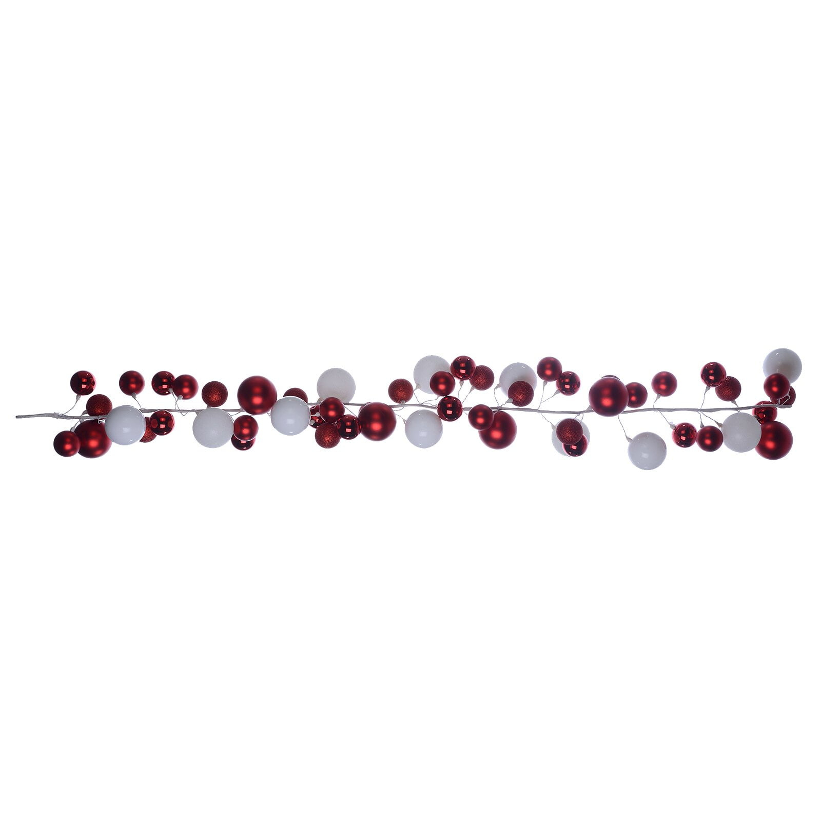 6ft. Red & White Garland by Ashland®-Christmas and Holiday Garland