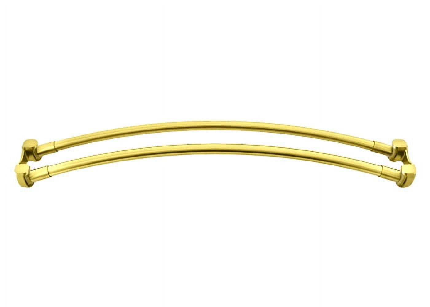 Barclay 66'' Curved Fixed Shower Curtain Rod