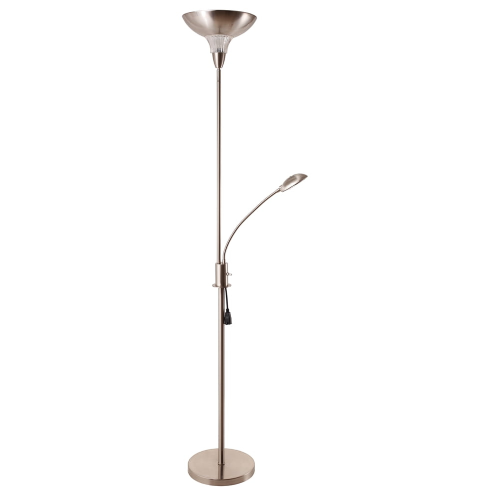 ORE Furniture 72'' Silver Torchiere Floor Lamp