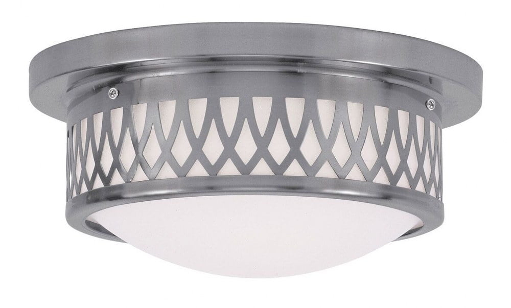 73442-91-Livex Lighting-Astor - 18W LED Flush Mount-5.5 Inches Tall and 13 Inches Wide