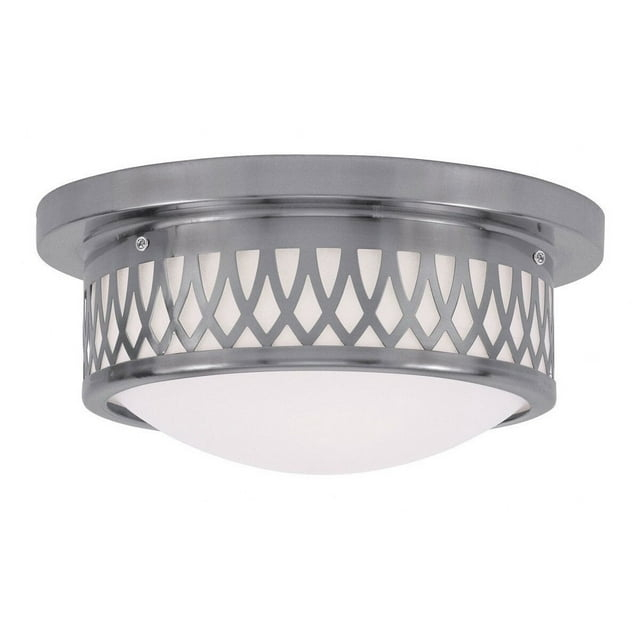 73442-91-Livex Lighting-Astor - 18W LED Flush Mount-5.5 Inches Tall and 13 Inches Wide