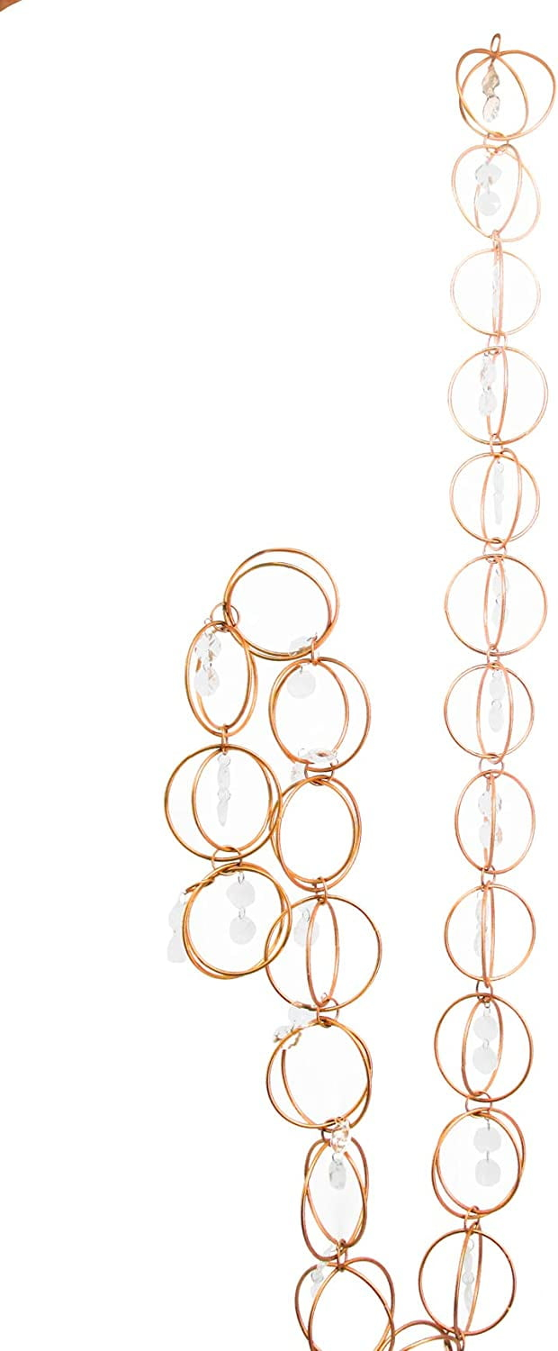 Lilac Lane and Home 8.5 in Copper Colored Rain Chain