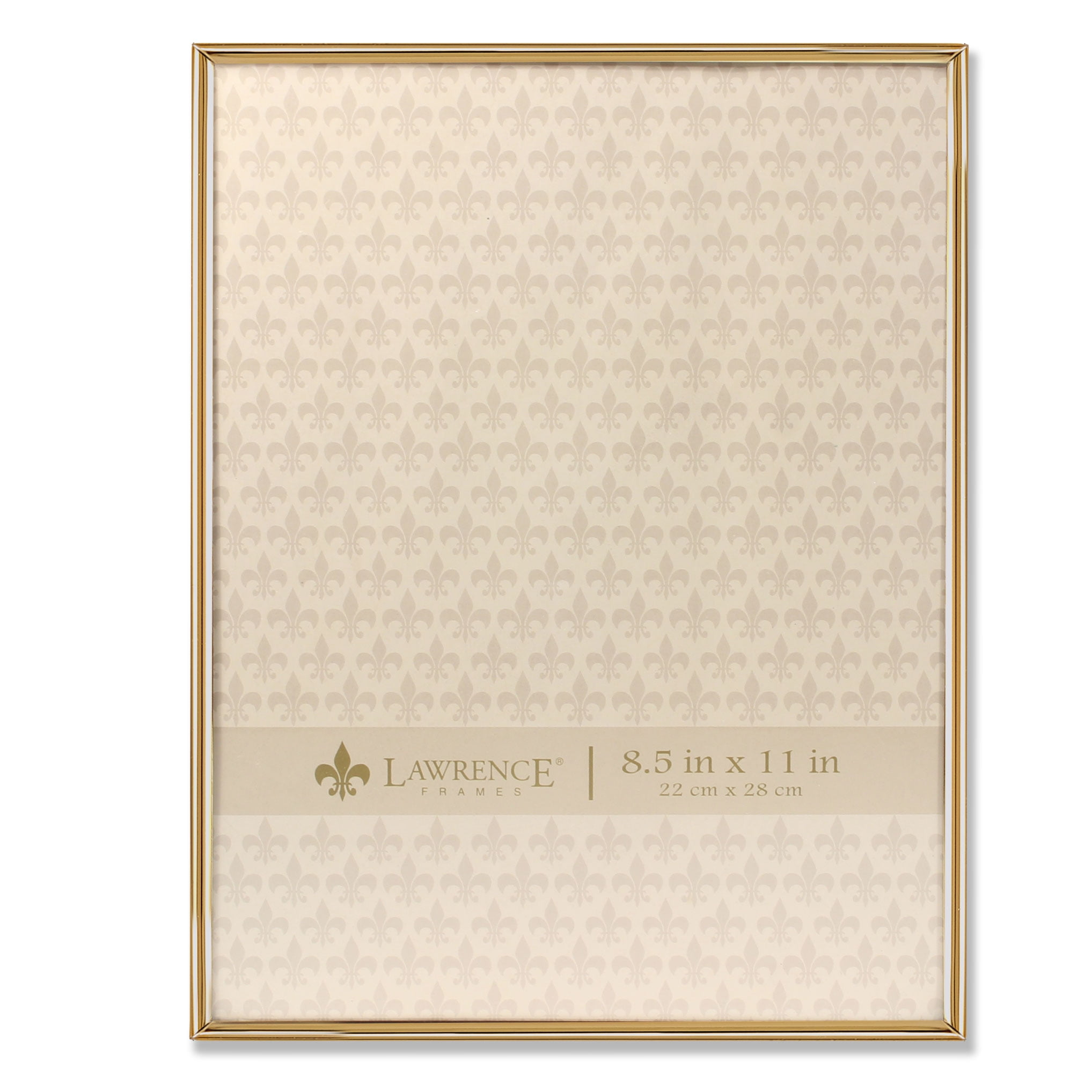 8.5x11 Simply Gold Metal Picture Frame
