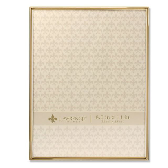 8.5x11 Simply Gold Metal Picture Frame