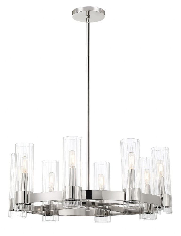Minka Lavery - Vernon Place - 8 Light Chandelier In 28 Inches Tall and 28