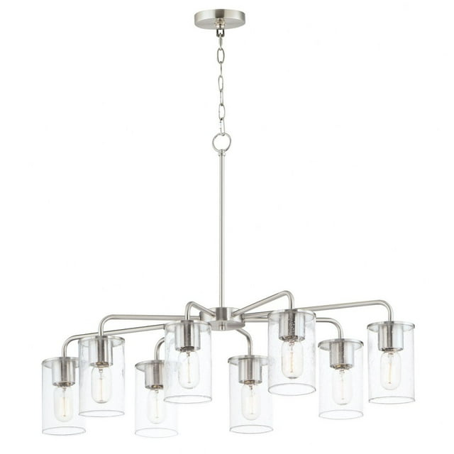 8 Light Chandelier-Satin Nickel Finish    -Traditional Installation Maxim Lighting 11848Cdsn