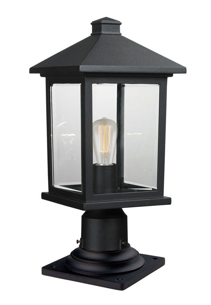 Z-Lite Portland 1 - Light Lantern in  Black