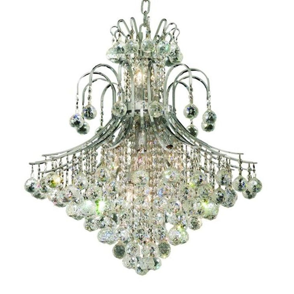 8003 Toureg Collection Chandelier 25"D X 31"H - Light: 15 - Chrome Finish - Royal Cut Crystals