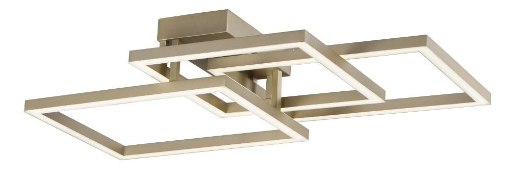 E21513-CHP-ET2 Lighting-Traverse-80W 1 LED Flush Mount-23.5 Inches wide by 6.75 inches high-Champagne Finish