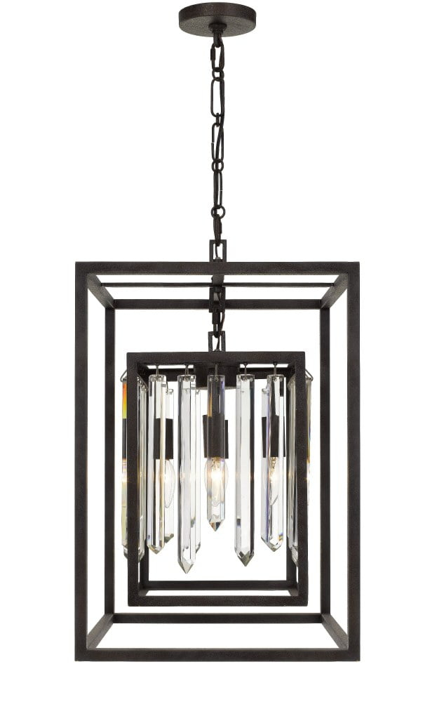 8404-FB-Crystorama Lighting-Hollis - 23 Inch Four Light Chandelier