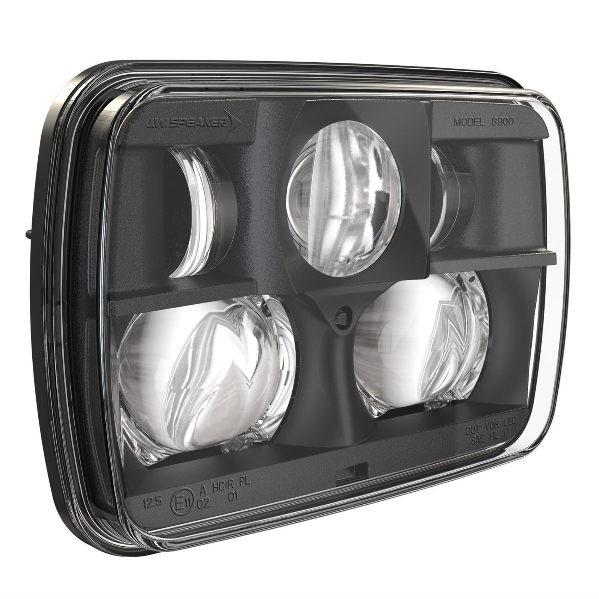8900-12/24V DOT Hi/Lo Headlamp Black