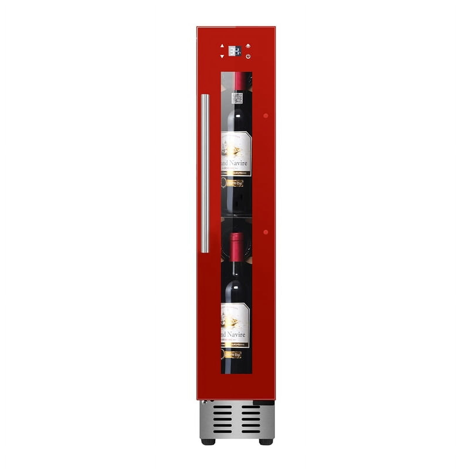 9 bottle Built-in/Freestanding Wine Ref with 7 color LED Lights