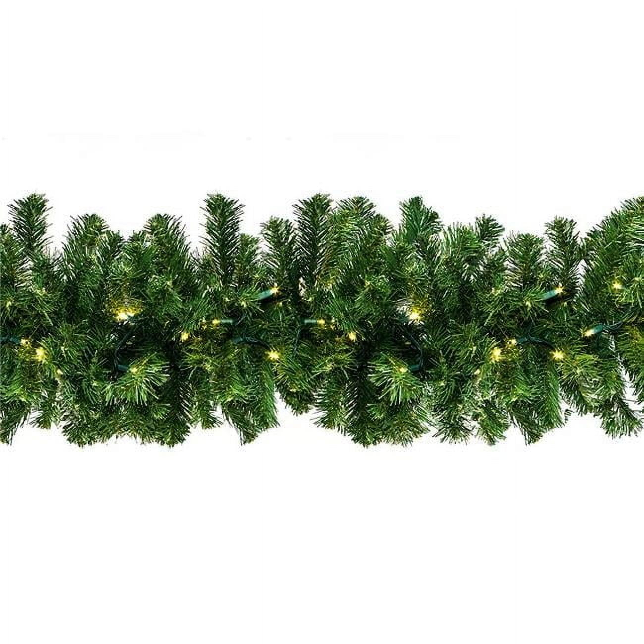 9 ft. Sequoia Pre-Lit with LEDs Garland, Warm White