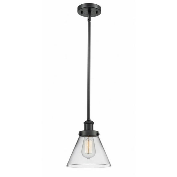Innovations Lighting Cone 1 - Light Pendant in  Matte Black