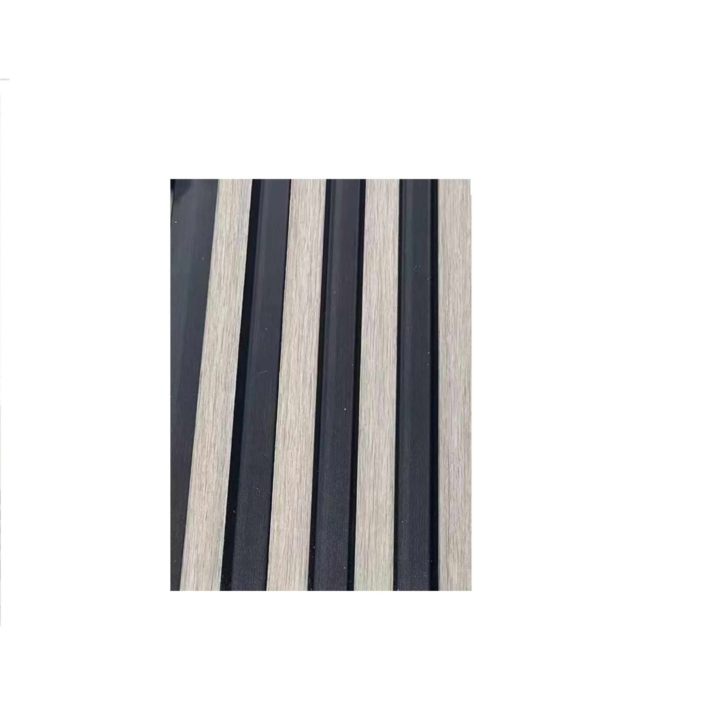 96 in. x 6 in x 0.8 in. Acoustic Vinyl Wall Cladding Siding Board - Set of 4pc