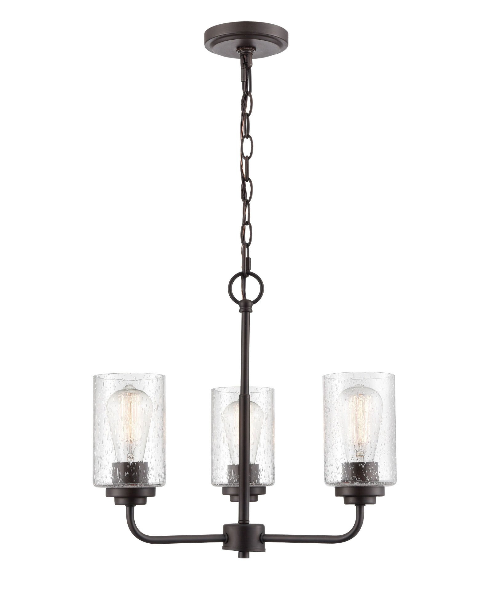 Millennium Lighting Moven 3 - Light Chandelier in  Rubbed Bronze