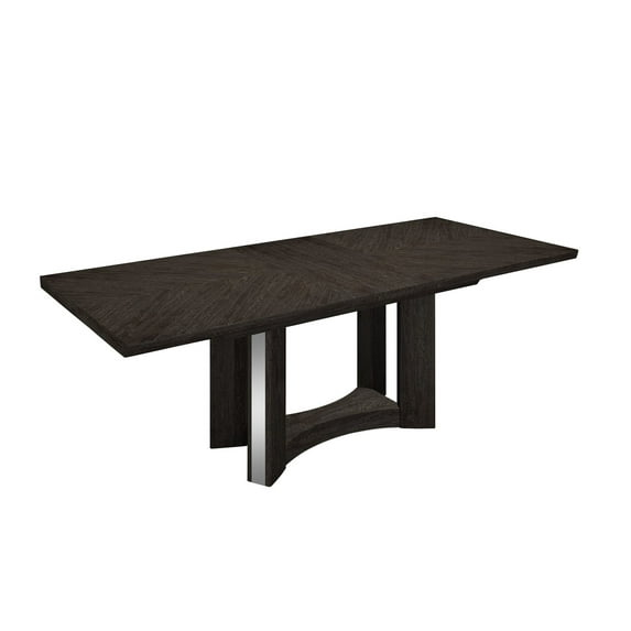 98" X 43" X 30" Gray  Dining Table