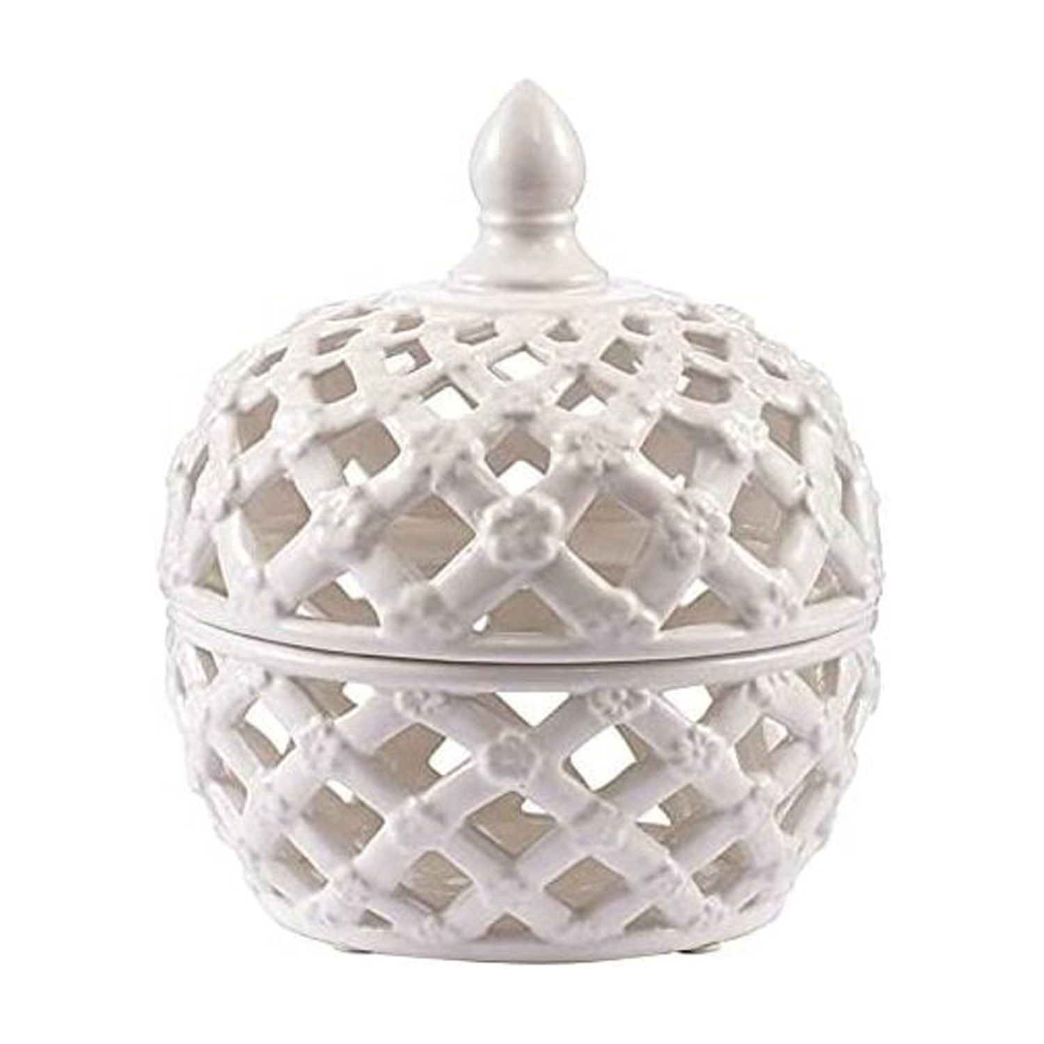 A&B Home Ballas Bird Lidded Jar, Small-Color:Mint,Style:Modern Chic