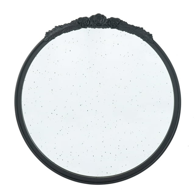 A&B Home Bingley Mirror - 29.5" x 2" x 30" Black