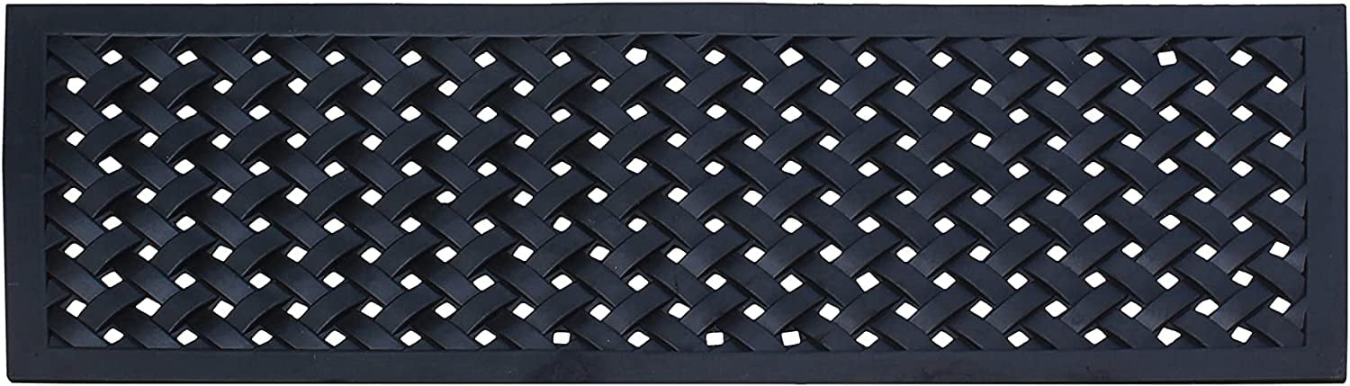 A1HC Outdoor Floor Mat, Natural Rubber, 18" x48”, Ideal for Outside entryway,Dirt Shoe Scraper,Heavy Duty Door mat for Indoor Outdoor,Rug Mats for Entry,Patio, Welcome Mats