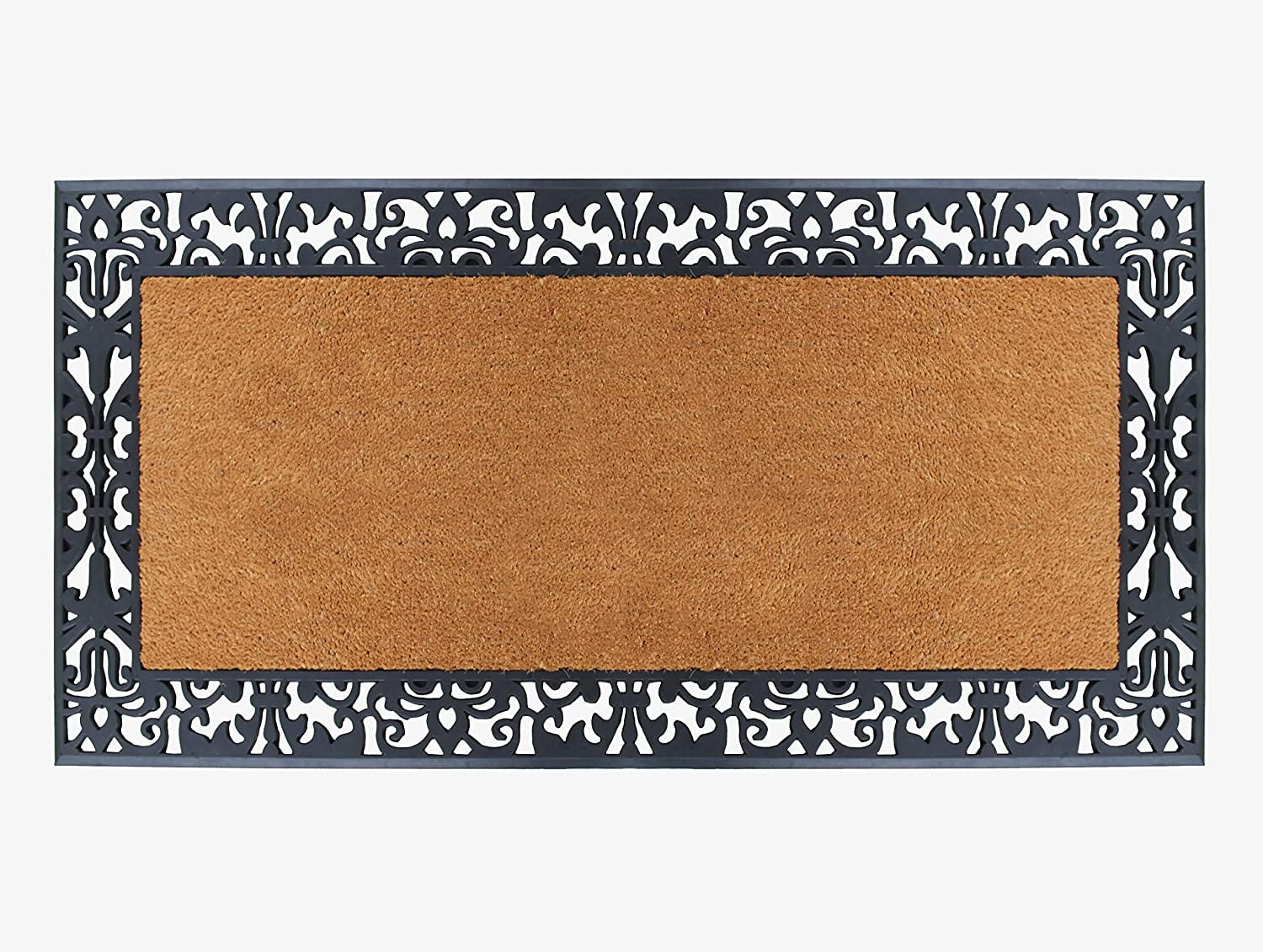 A1HC Entrance Door Mats, 30” x 60”, Durable Large Outdoor Rug, Non-Slip Welcome Doormat, Rubber Backed Low-Profile Heavy Duty Door Mat, Indoor Outdoor for Front Door, High Traffic Areas