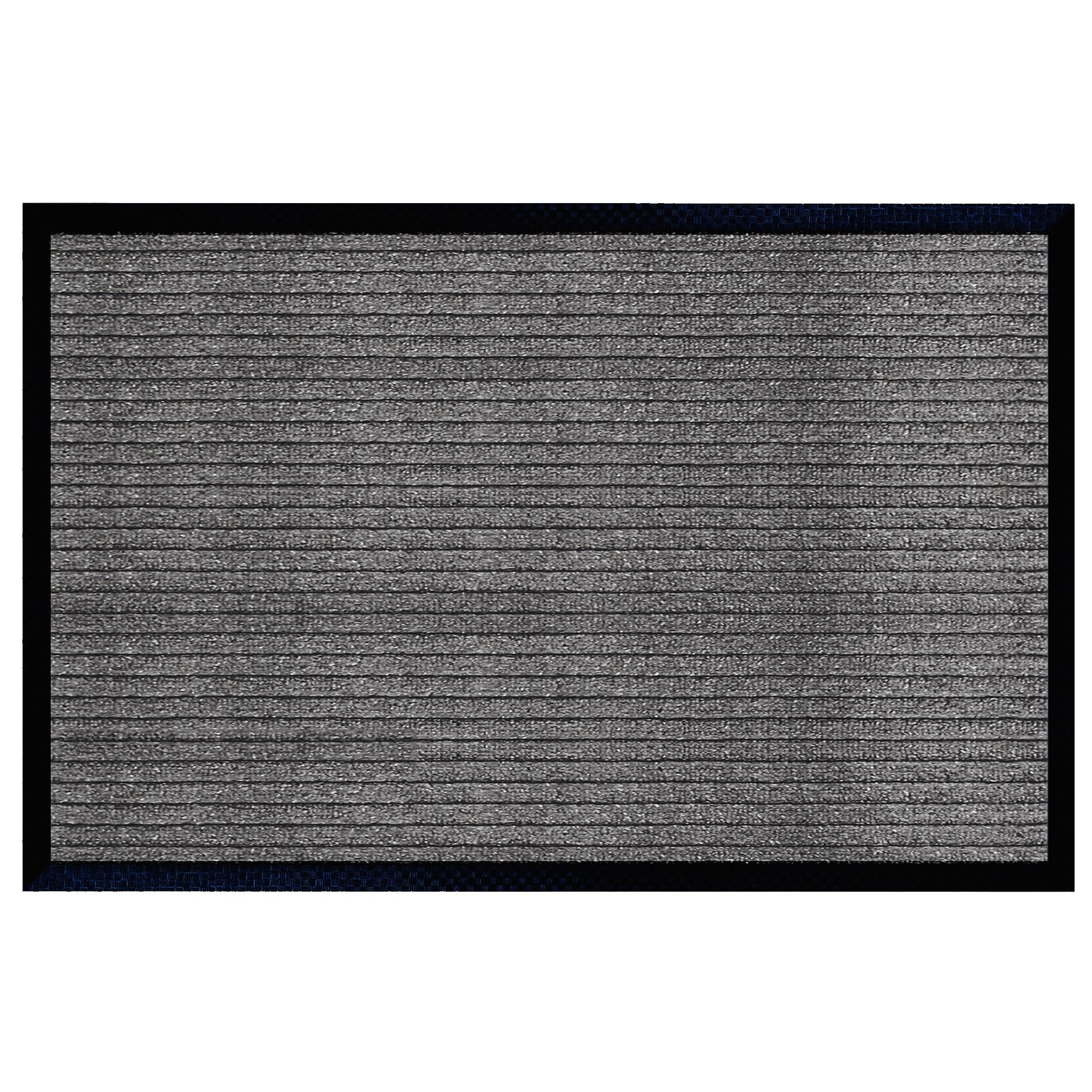 A1HC Indoor Outdoor Mat, Front and Back Entrance Welcome Mats, Front Door Patio Mats 16X24 Inches, Non-Slip Easy Clean Entrance Washable Doormat, Grey Stripe