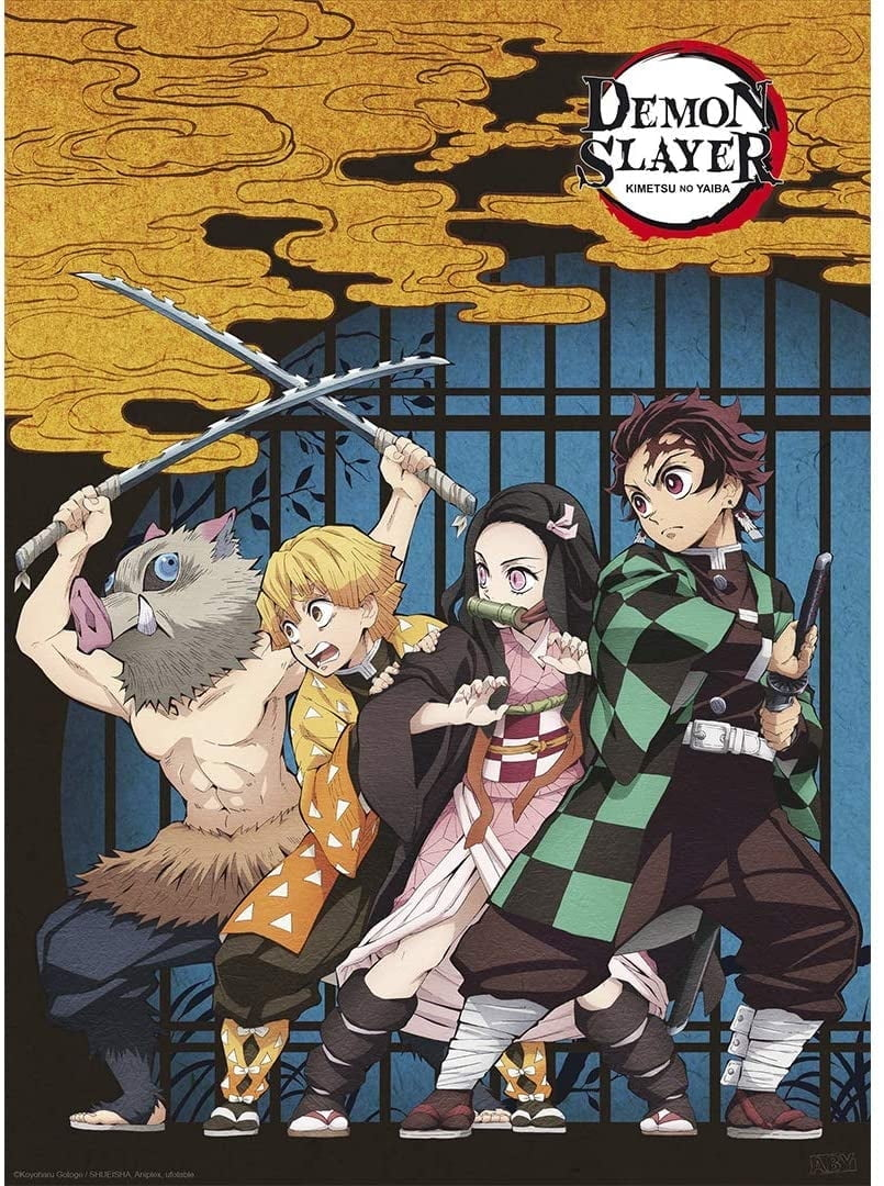 ABYstyle Officially Licensed Demon Slayer Kimetsu No Yaiba Unframed Mini Poster 15"x20.5" Anime Manga Wall Art Room Decor