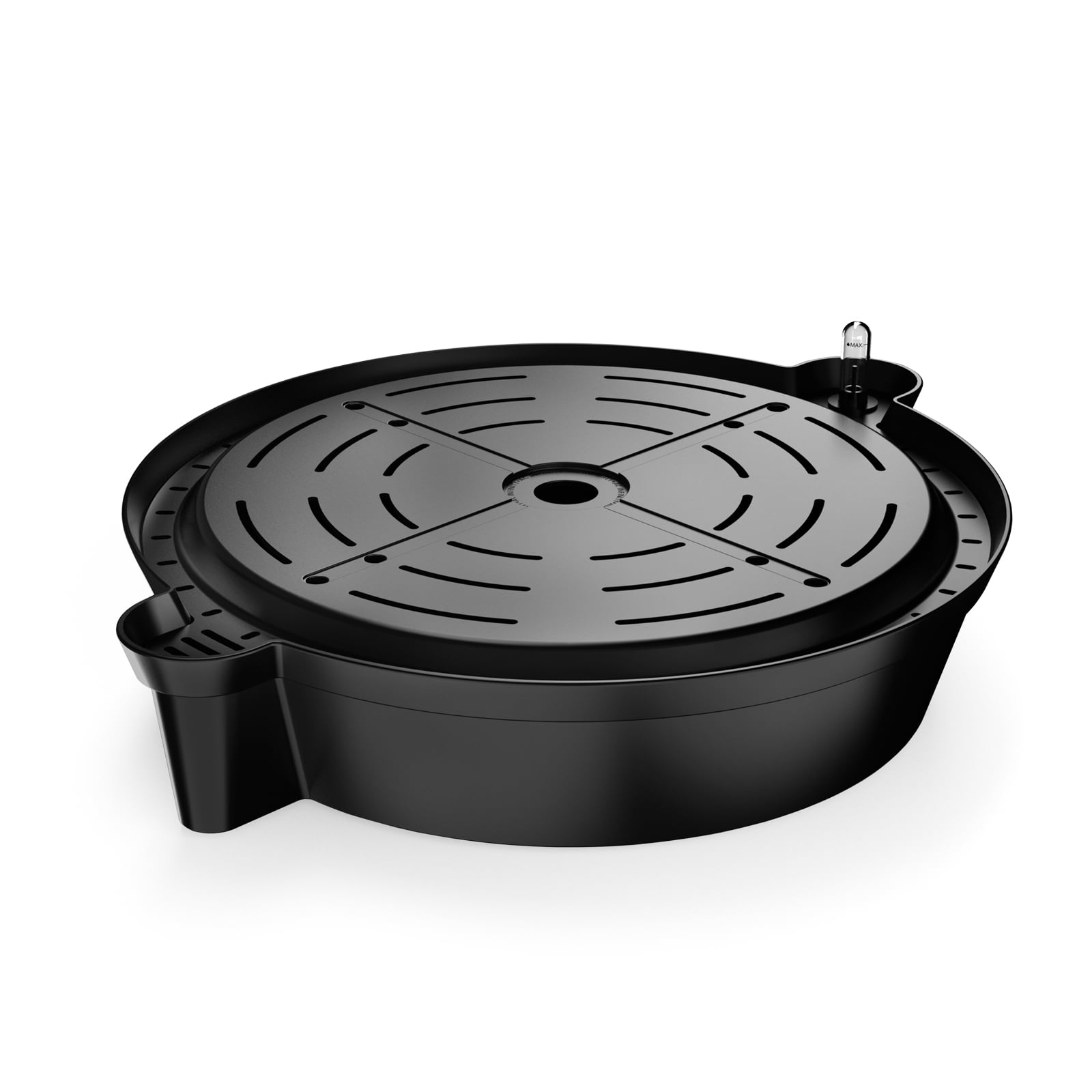 AC Infinity Round Black Plant Saucers with Self-Watering Base (4 Count)