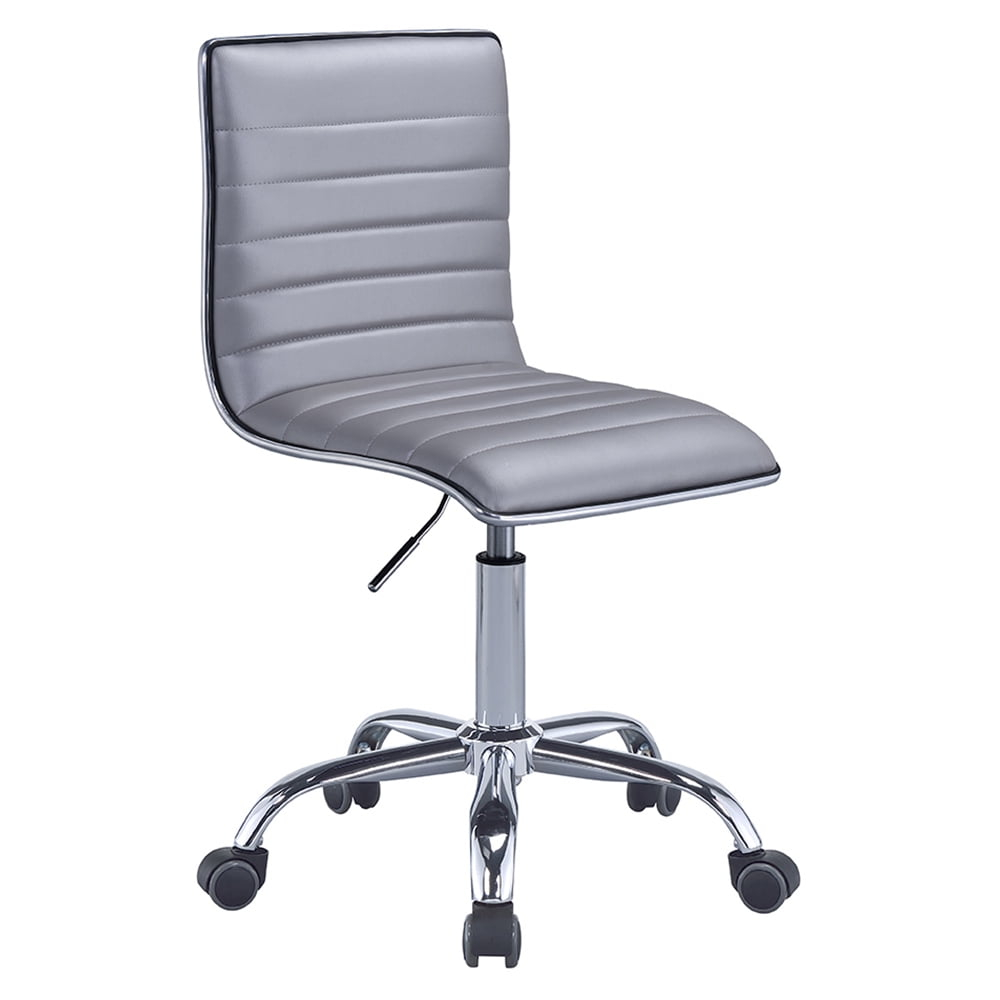 ACME Alessio Office Chair in Silver and Chrome