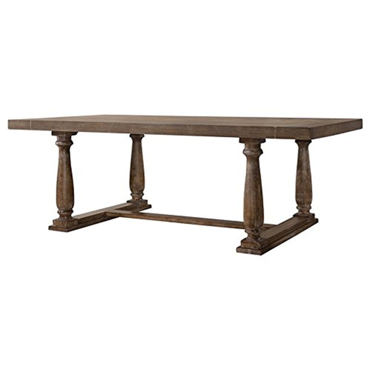 Acme Furniture Bernard Dining Table, Weathered Oak
