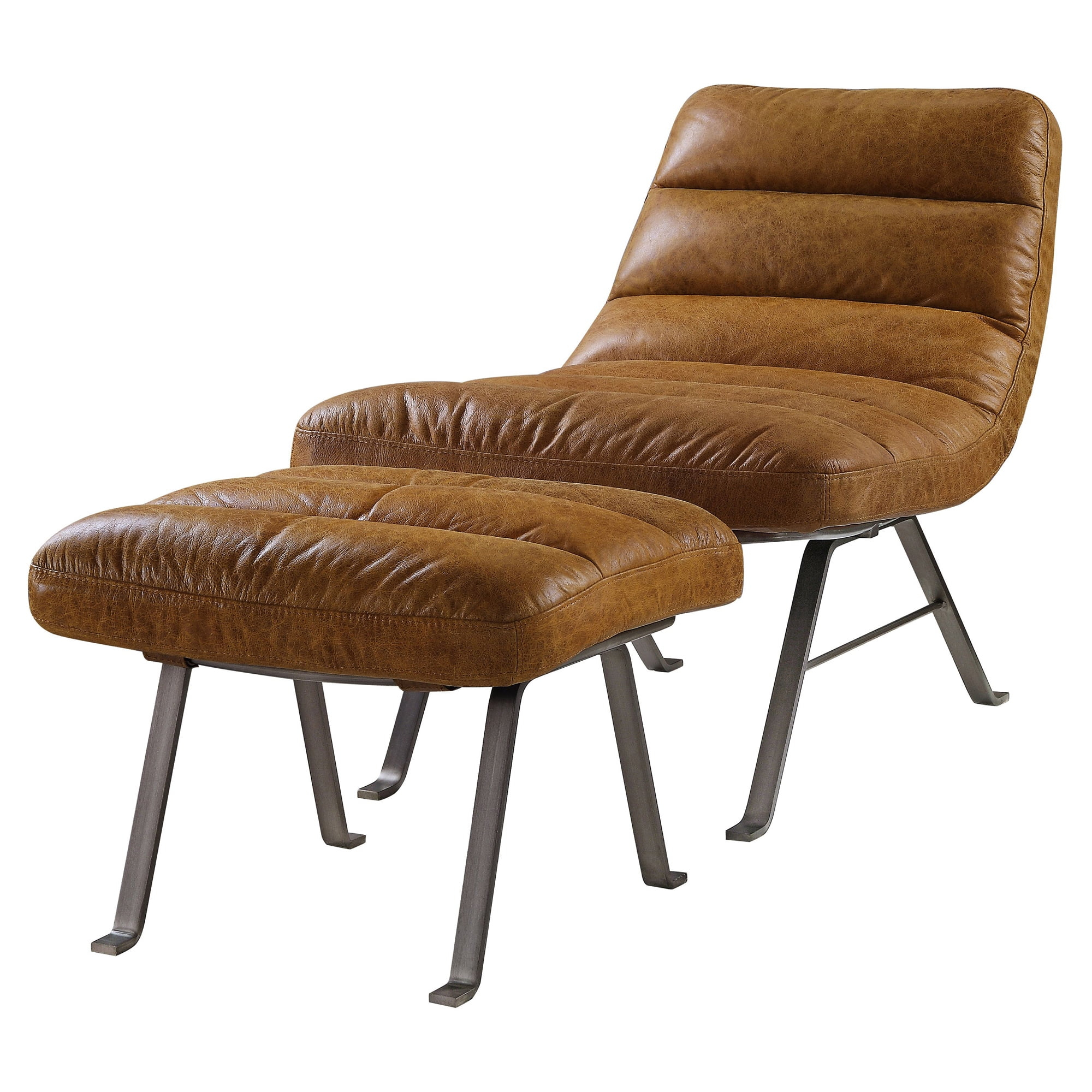 ACME Bison Ottoman in Toffee
