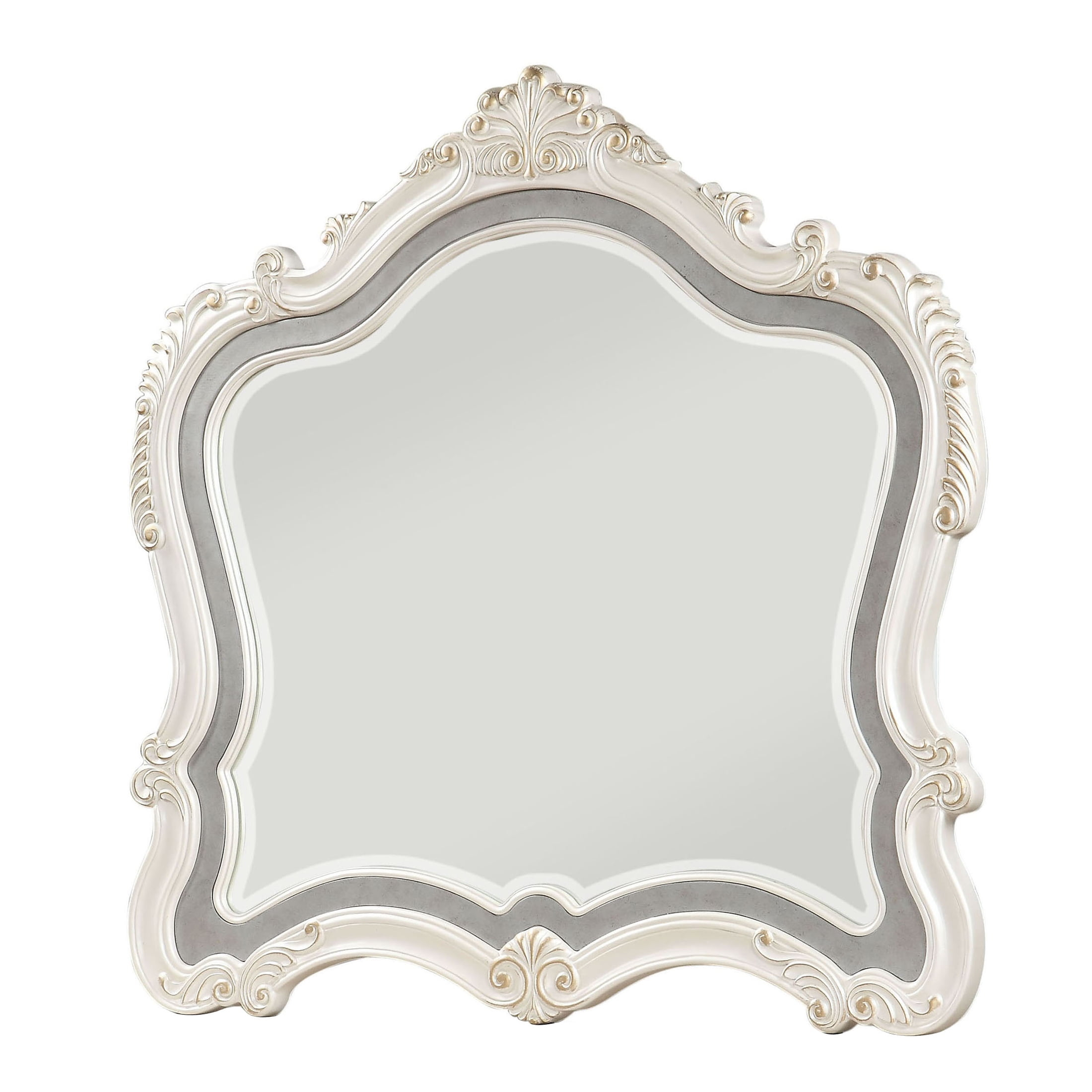 Acme Furniture Chantelle Mirror, Pearl White (23544)