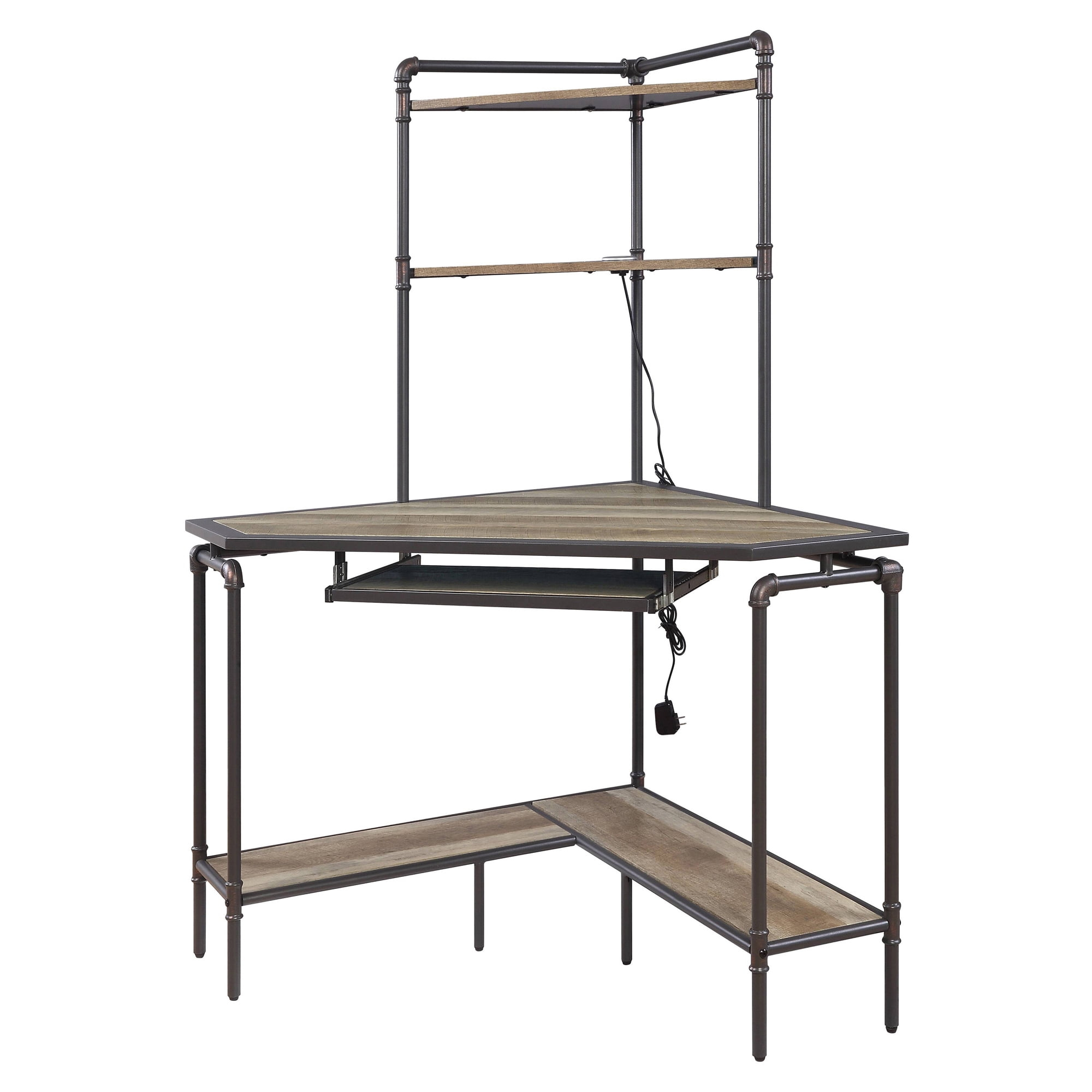 ACME Deliz Writing Desk in Sand Grey