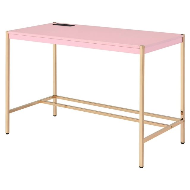Plethoria Home Writing Desk with USB Ports