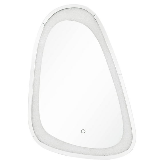 ACME Noralie Wall Decor with LED in Mirrored and Faux Diamonds