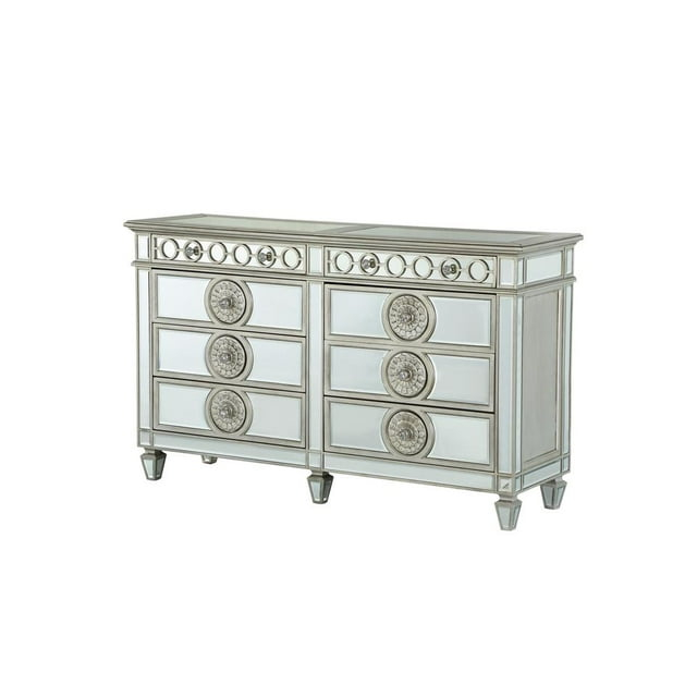 Acme Furniture Varian Dresser, Mirrored
