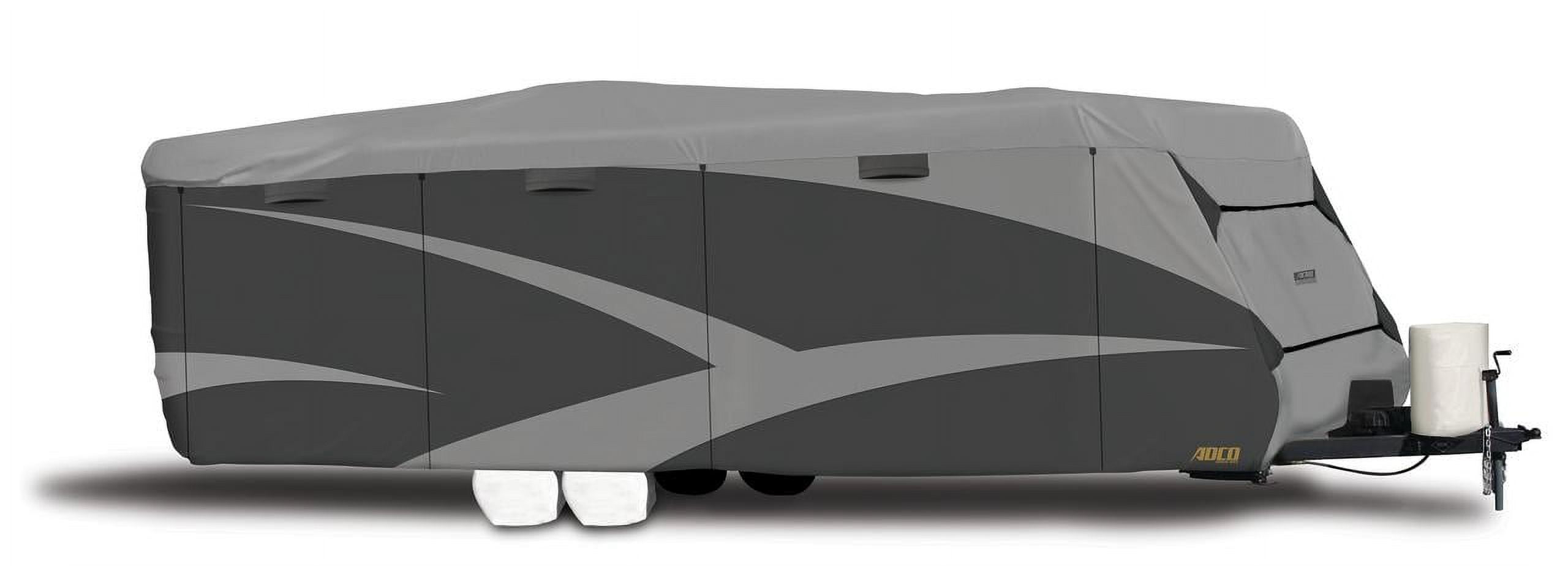 ADCO 52243 Designer Series SFS Aqua Shed Travel Trailer RV Cover - 24'1" - 26', Gray