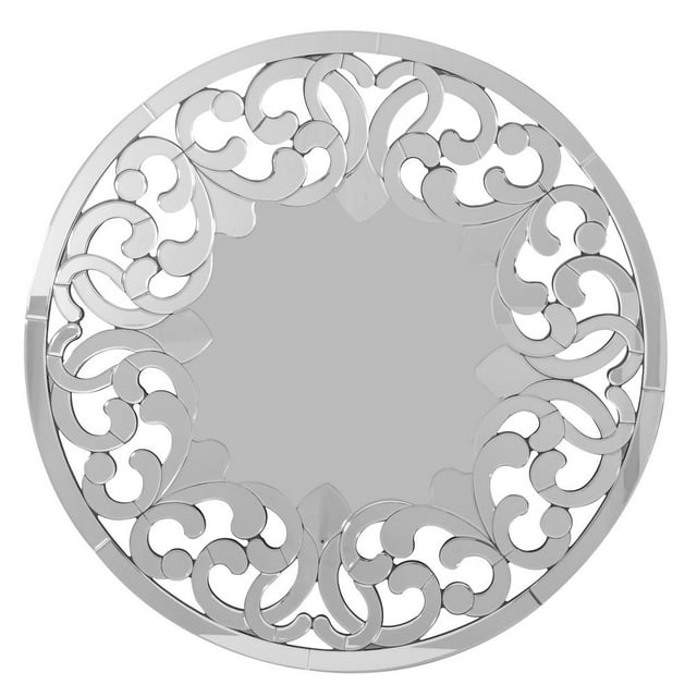 AFD Home Elegante Espejo de Pared de Vidrio - Plateado