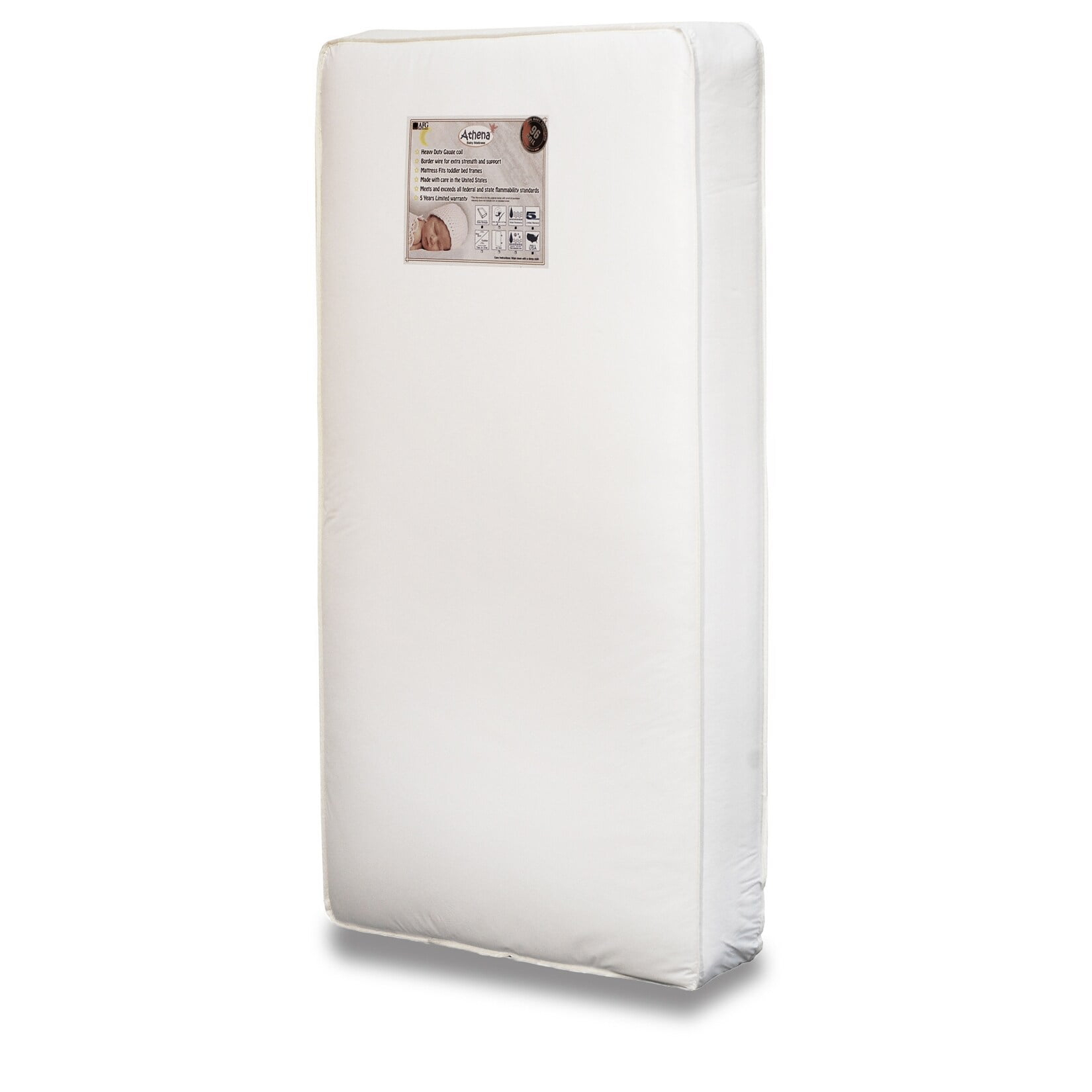 Harriet Bee Defazio Standard Crib/Toddler Rectangle Mattress