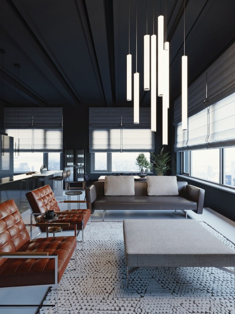 Afx Caden 5" Wide Led Mini Satin Nickel Pendant Lights