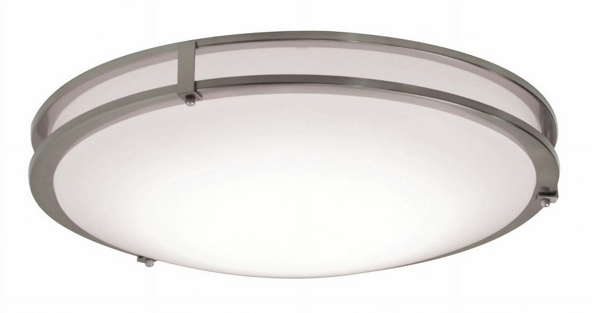 AFX Carlisle 1 - Light Flush Mount in  Satin Nickel