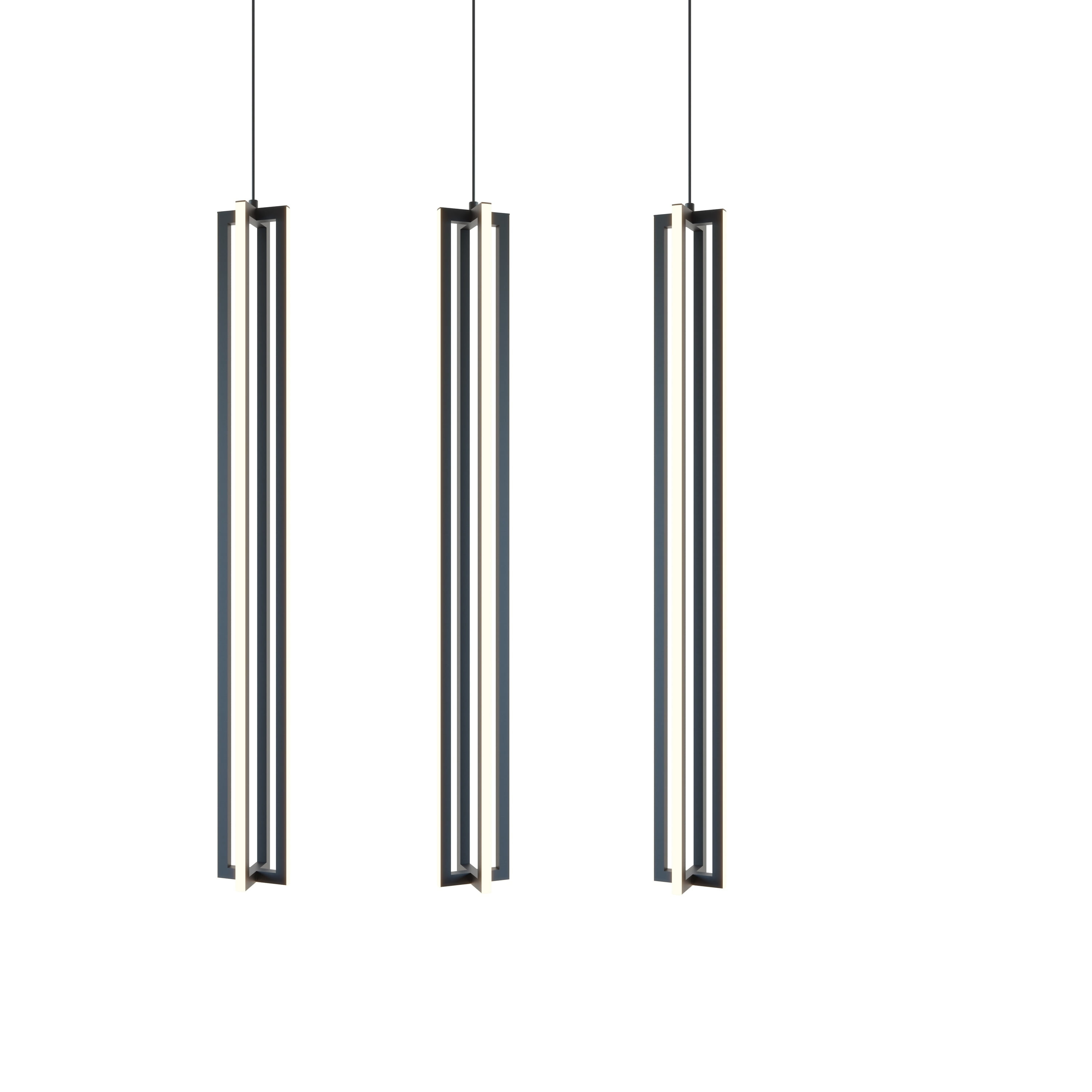 AFX Cass 3 Light Medium Linear Pendant Black N/A N/A