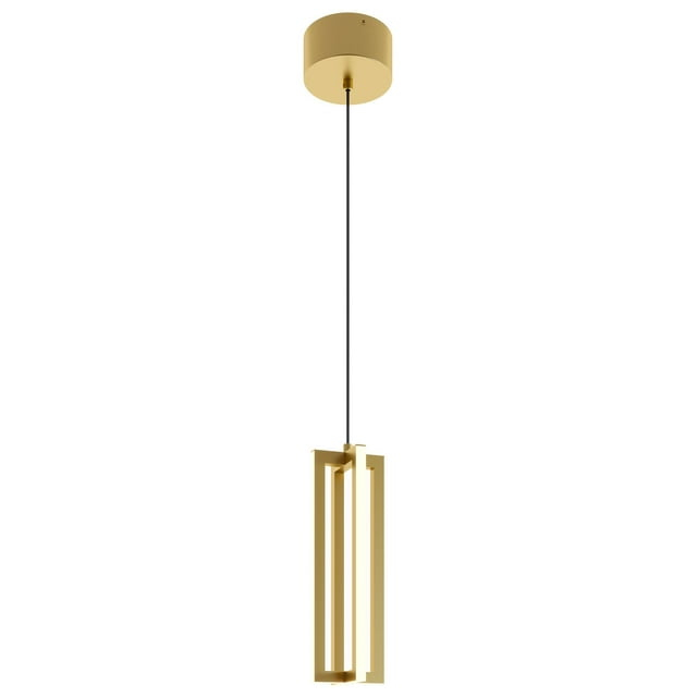 AFX Cass 4" Wide Gold LED Linear Mini Pendant