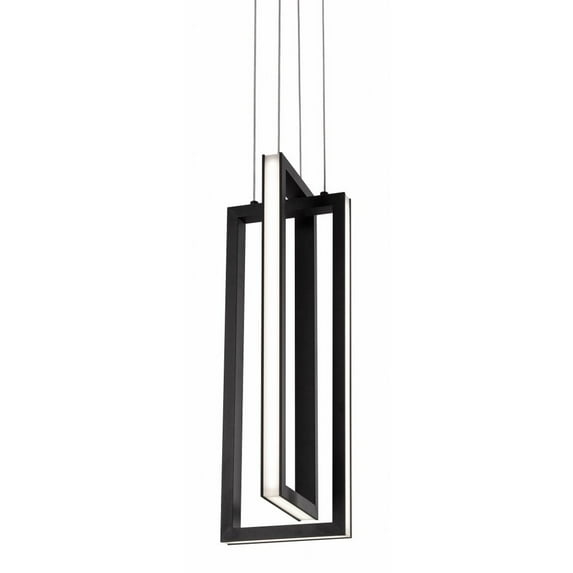 AFX - Cole - 2 Light Pendant-Black Finish
